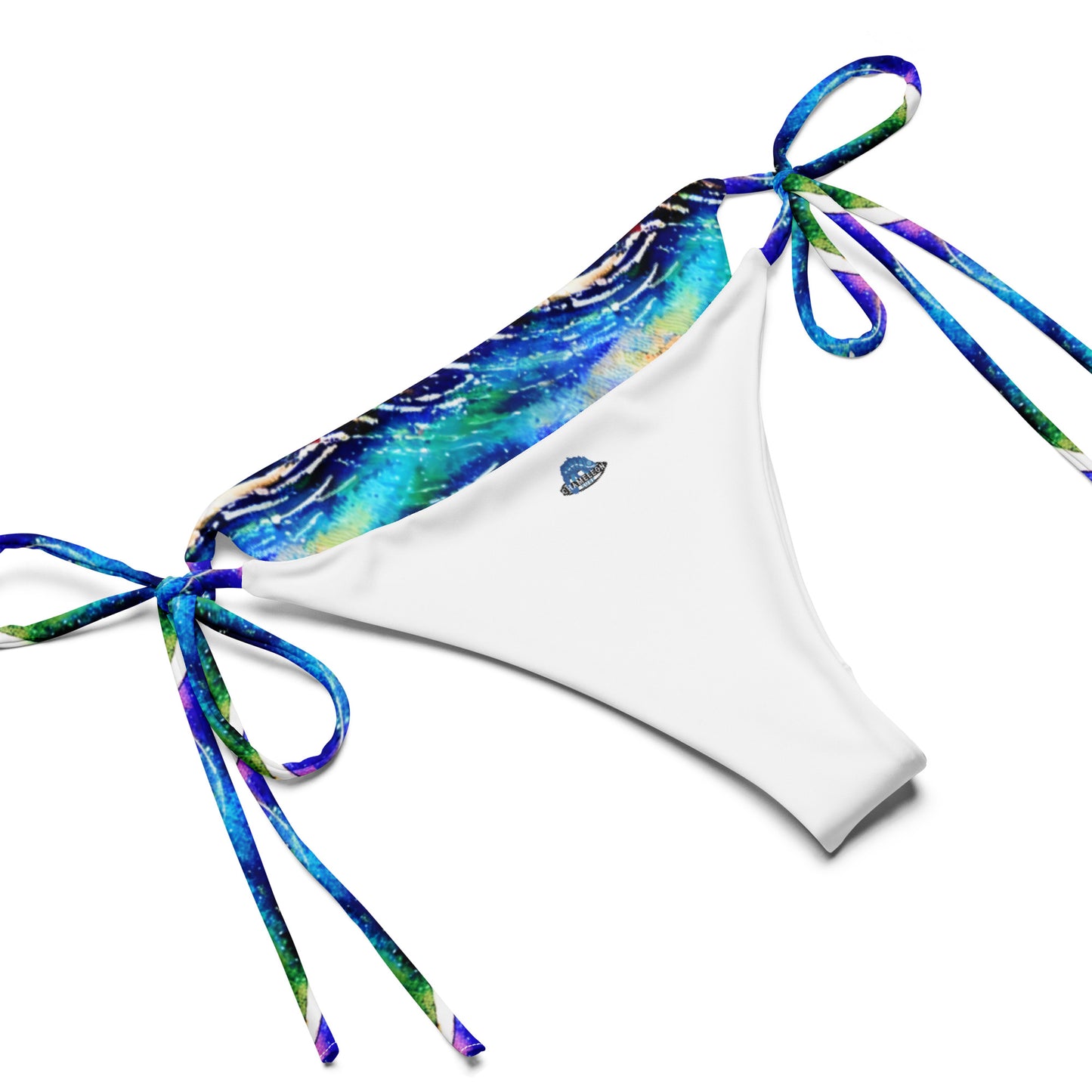 Rainbow Wave Reflections String Bikini