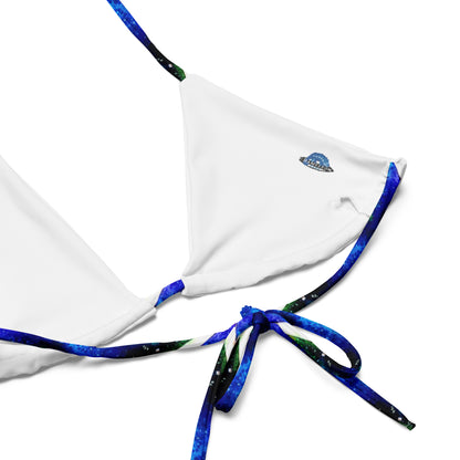 Rainbow Wave Reflections String Bikini