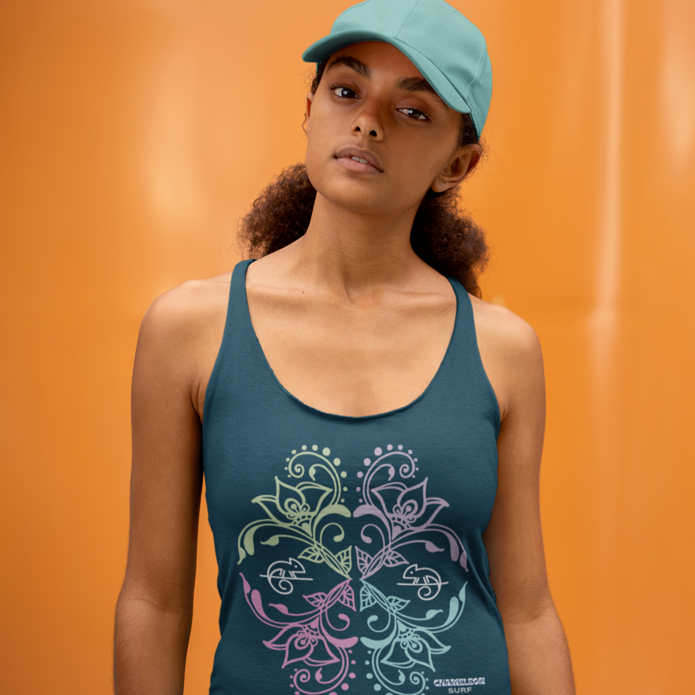 Chameleon Bouquet Women's Racerback Tank
