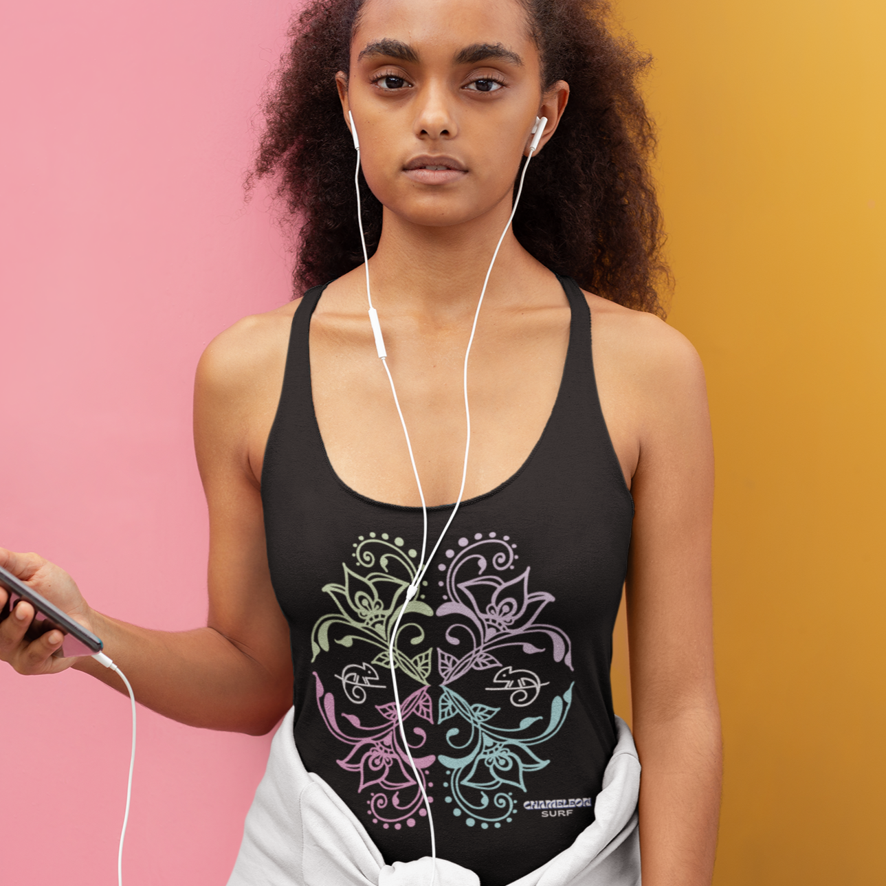 Chameleon Bouquet Women's Racerback Tank