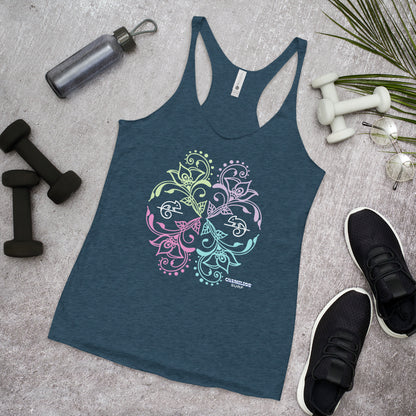 Chameleon Bouquet Women's Racerback Tank