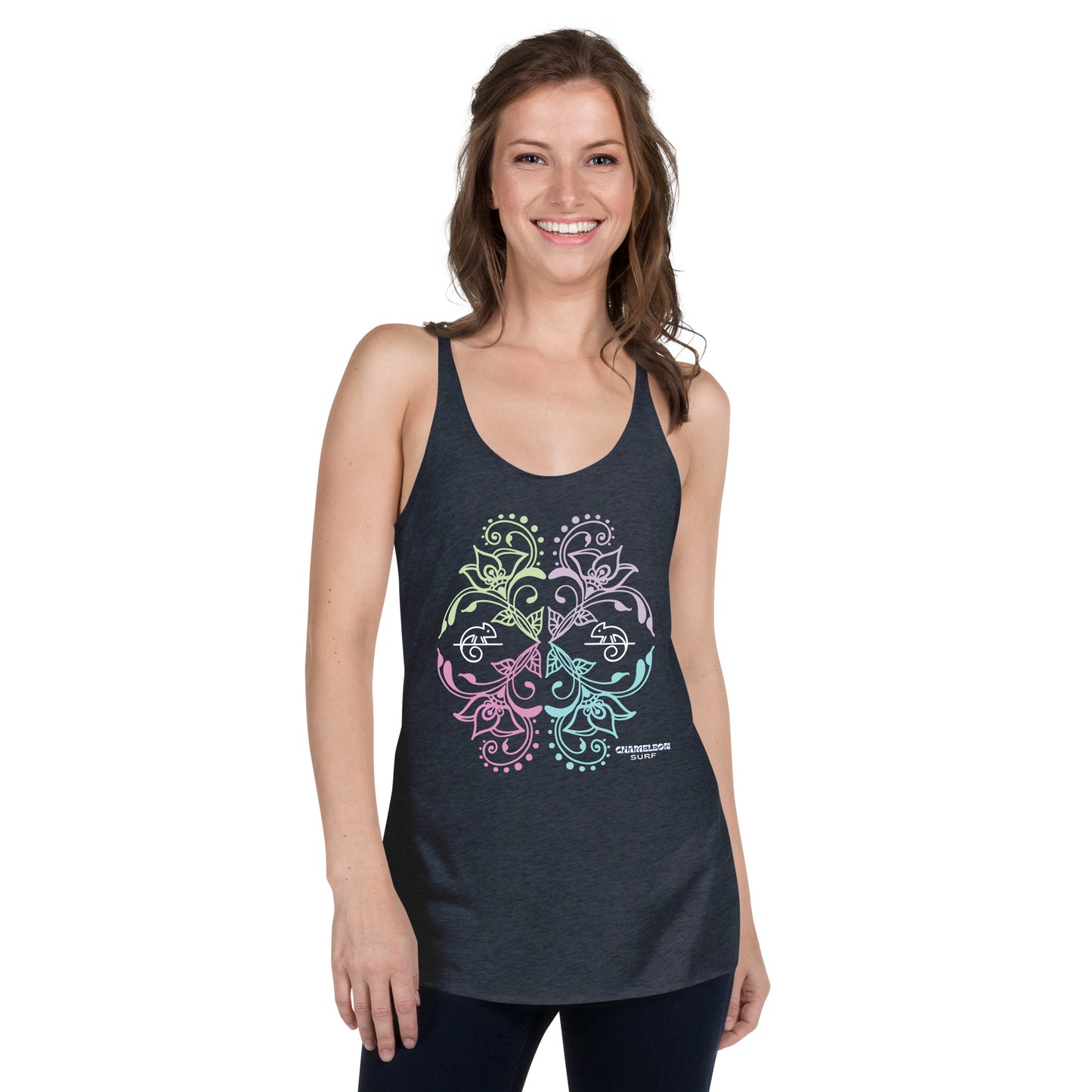Chameleon Bouquet Women's Racerback Tank