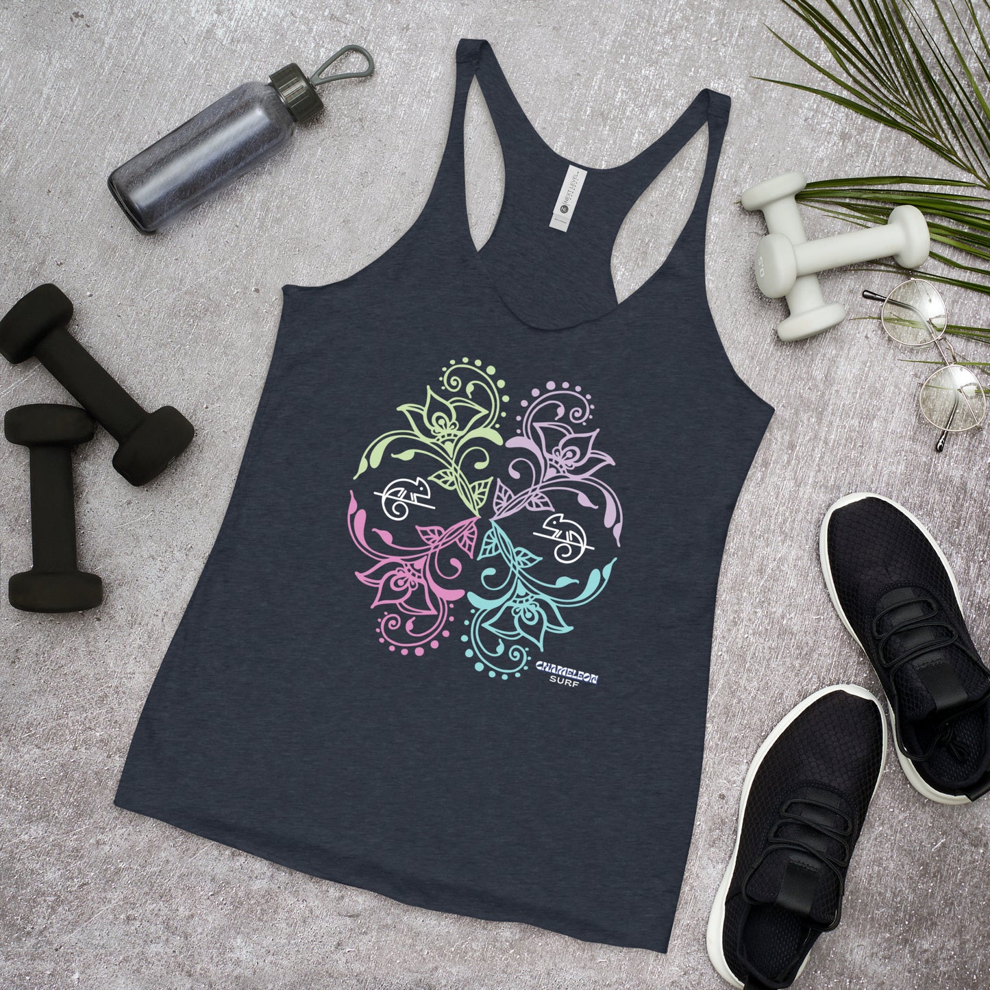 Chameleon Bouquet Women's Racerback Tank