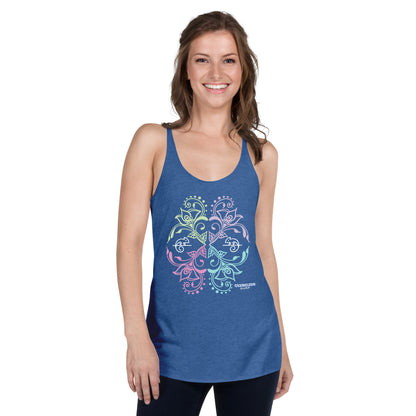 Chameleon Bouquet Women's Racerback Tank