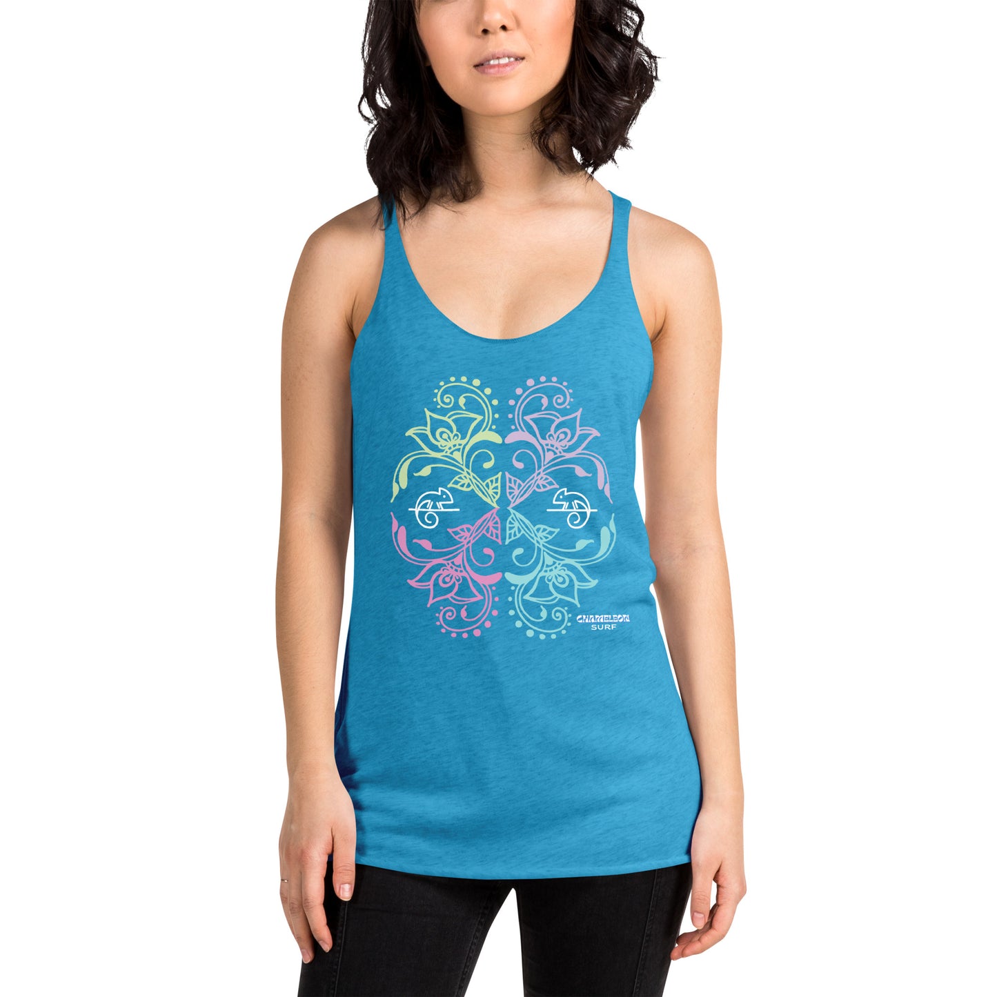 Chameleon Bouquet Women's Racerback Tank