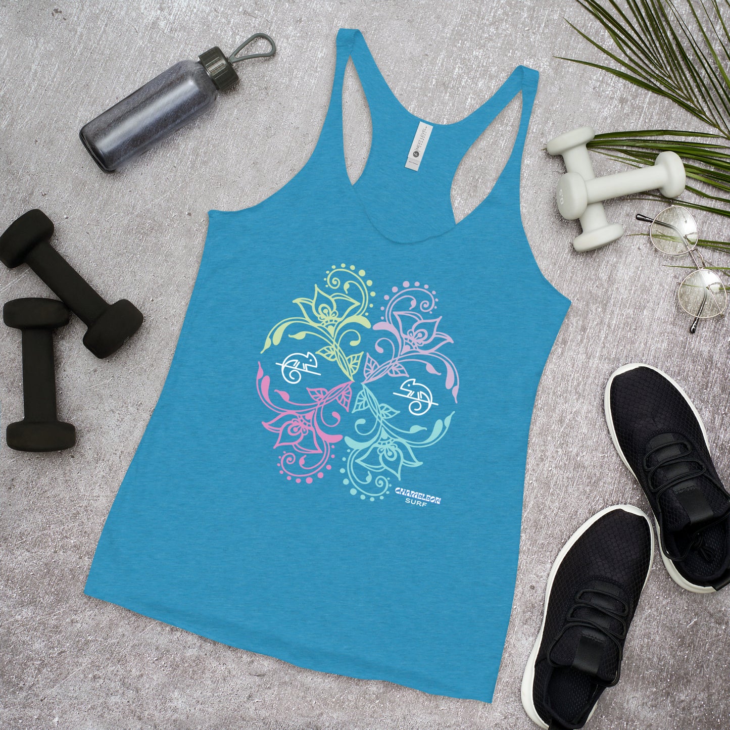 Chameleon Bouquet Women's Racerback Tank